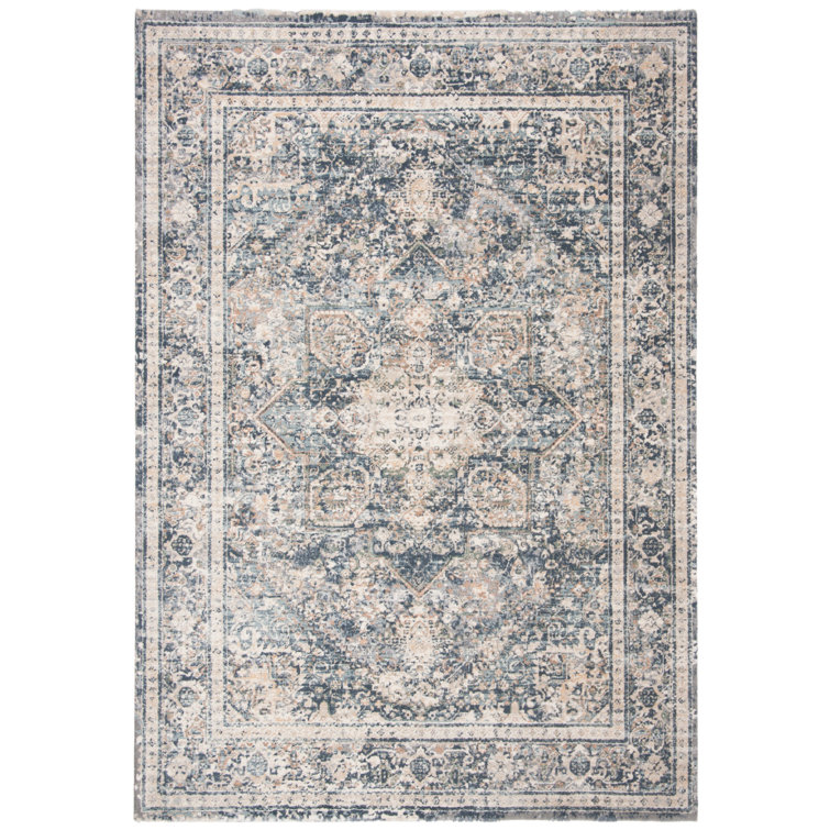 Martha Stewart Rugs Oriental Cream/Blue Area Rug Wayfair